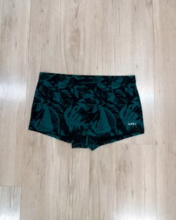 Sunga Box Larga Estampa Negativo Verde Sunga Box Larga Estampa Negativo Verde