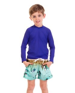 Camiseta Infantil Proteção UV 50+ Manga Longa Zaffiro Camiseta Infantil Proteção UV 50+ Manga Longa Zaffiro