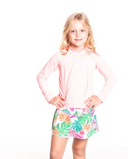 Camiseta Infantil Proteção UV 50+ Manga Longa Zig Zag Camiseta Infantil Proteção UV 50+ Manga Longa Zig Zag