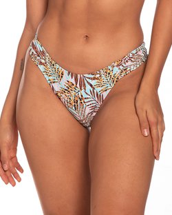 Calcinha de Biquíni Borboleta Lateral Larguinha Estampa Animal Nude Calcinha de Biquíni Borboleta Lateral Larguinha Estampa Animal Nude