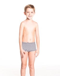 Sunga Box Infantil Estampa Pied de Poule Sunga Box Infantil Estampa Pied de Poule