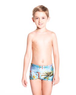 Sunga Box Infantil Estampa Caribenha Sunga Box Infantil Estampa Caribenha