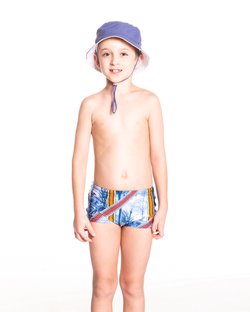 Chapéu de Praia Infantil Gorro com Proteção UV50+ Jeans Chapéu de Praia Infantil Gorro com Proteção UV50+ Jeans