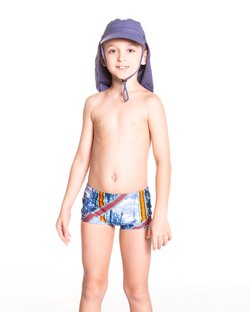 Boné de Praia Infantil com Proteção UV50+ Legionário Jeans Boné de Praia Infantil com Proteção UV50+ Legionário Jeans