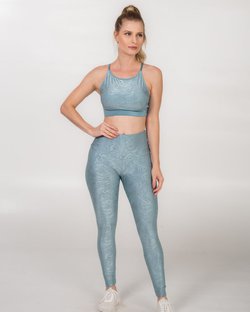 Calça Legging Cós Super Alto Romance Wave, Guaili