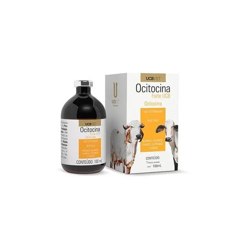 Ocitocina Forte UCB 100mL | Eliminação do leite residual e prevenção de mastite Ocitocina Forte UCB 100mL | Eliminação do leite residual e prevenção de mastite
