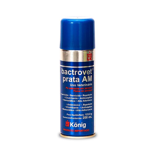 Bactrovet Prata A.M | Larvicida, repelente, cicatrizante e hemostático Bactrovet Prata A.M | Larvicida, repelente, cicatrizante e hemostático