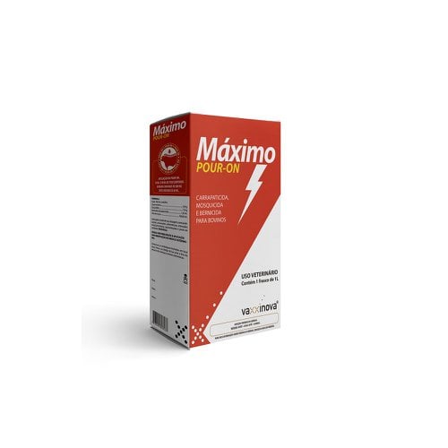 Máximo Pour On - Cipermetrina - 1 litro Máximo Pour On - Cipermetrina - 1 litro