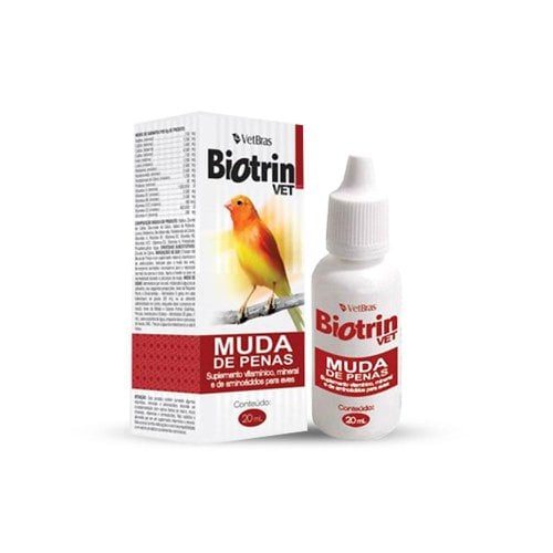 Biotrin - Muda de Penas 20 ml Biotrin - Muda de Penas 20 ml