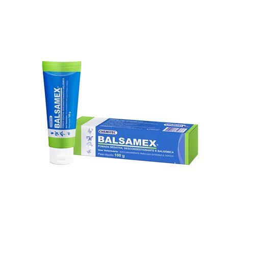 Balsamex® 100g - Chemitec | Pomada para dor, contusões, luxações e machucados Balsamex® 100g - Chemitec | Pomada para dor, contusões, luxações e machucados