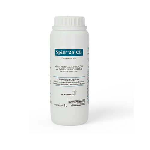 Spill 25 CE | Fipronil 2,5% - Eficaz contra BARATAS, PULGAS, CARRAPATOS e CUPINS Spill 25 CE | Fipronil 2,5% - Eficaz contra BARATAS, PULGAS, CARRAPATOS e CUPINS