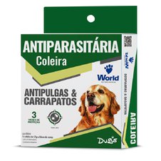 Coleira Dugs 56cm - World Veterinária | Antipulgas e Carrapatos Coleira Dugs 56cm - World Veterinária | Antipulgas e Carrapatos