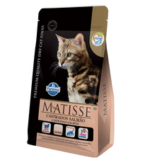 Ração Farmina Matisse Salmão para Gatos Adultos Castrados Ração Farmina Matisse Salmão para Gatos Adultos Castrados