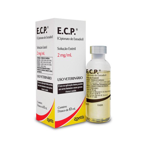 ECP - Cipionato de Estradiol 10mL - Zoetis | Correção da ausência de cio ECP - Cipionato de Estradiol 10mL - Zoetis | Correção da ausência de cio