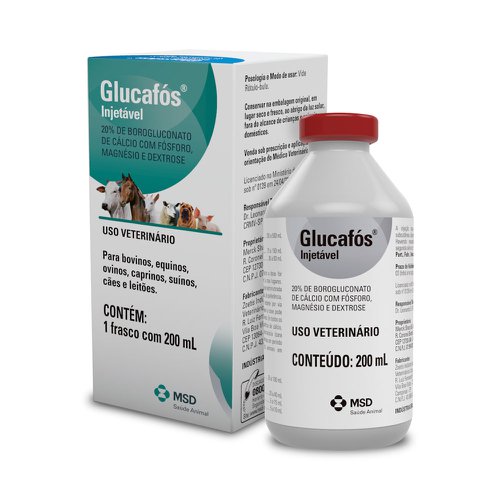 Glucafos 200mL - MSD | Tratamento de hipocalcemia e hipomagnesemia Glucafos 200mL - MSD | Tratamento de hipocalcemia e hipomagnesemia