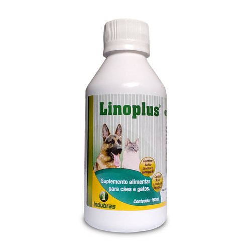 Linoplus Indubras | Suplemento vitamínico para cães e gatos Linoplus Indubras | Suplemento vitamínico para cães e gatos