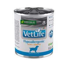 Ração Úmida Lata Farmina Vet Life Hypoallergenic Peixe para Cães Ração Úmida Lata Farmina Vet Life Hypoallergenic Peixe para Cães