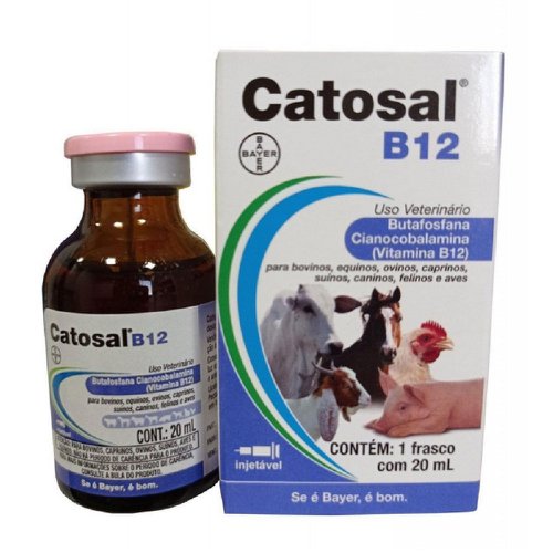 Catosal B12 20 mL - Elanco | Estimula os processos metabólicos Catosal B12 20 mL - Elanco | Estimula os processos metabólicos