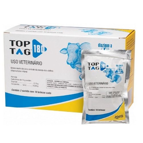 Top Tag® 180 - Zoetis | Brinco mosquicida Top Tag® 180 - Zoetis | Brinco mosquicida