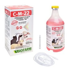 C-M-22 c/Equipo 500mL - Biofarm | Tratamento de febre do leite em vacas e ovelhas C-M-22 c/Equipo 500mL - Biofarm | Tratamento de febre do leite em vacas e ovelhas