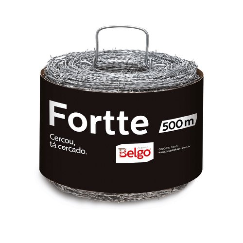Arame farpado - Fortte 500m | Belgo® Arame farpado - Fortte 500m | Belgo®