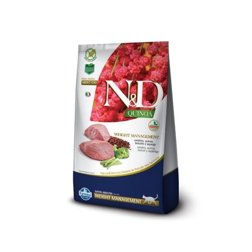 Ração ND Quinoa Weight Cordeiro 400g - Farmina | Gatos Adultos Ração ND Quinoa Weight Cordeiro 400g - Farmina | Gatos Adultos