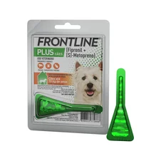 Antipulgas e Carrapatos Frontline Plus para cães de 1 a 10 kg Antipulgas e Carrapatos Frontline Plus para cães de 1 a 10 kg