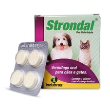 Vermífugo Strondal® - Indubras | Para cães e gatos