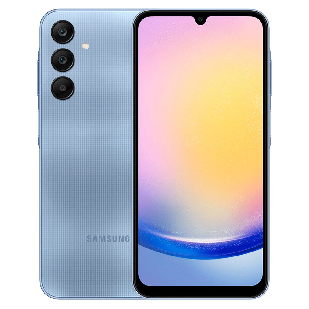 Smartphone Samsung A25 5G 256GB 8GB RAM Camera Traseira Tripla Azul Claro Lojas Edmil