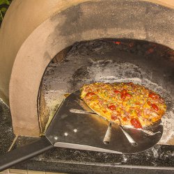 Pá de Pizza Light - Inox  e Cabo em Alumínio 1 metro