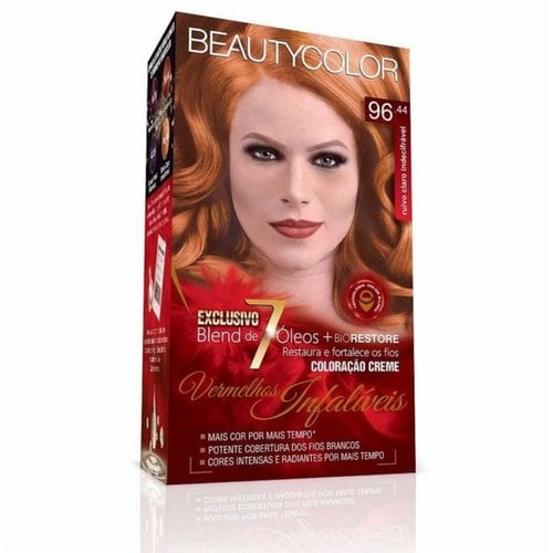 Tintura Beauty Color Vermelhos Infalíveis 96.44 Ruivo Claro indecifrável Tintura Beauty Color Vermelhos Infalíveis 96.44 Ruivo Claro indecifrável