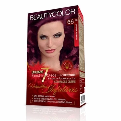 Tintura Beauty Color Vermelhos Infalíveis 66.26 Marsala infalível Tintura Beauty Color Vermelhos Infalíveis 66.26 Marsala infalível