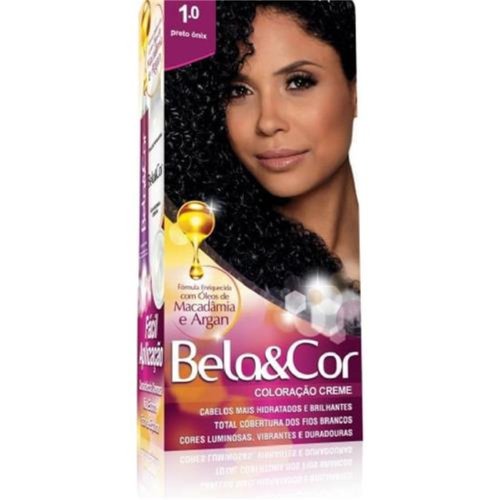 Tintura Beauty Color Bela & Cor 1.0 Preto Onix Tintura Beauty Color Bela & Cor 1.0 Preto Onix