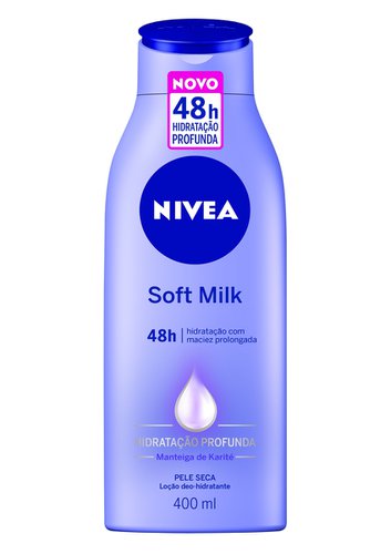Loção Nivea Soft Milk 400ml Loção Nivea Soft Milk 400ml