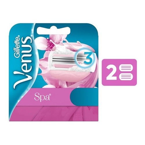 Carga para Aparelho de Depilar Gillette Venus 3 Spa com 2 Unidades Carga para Aparelho de Depilar Gillette Venus 3 Spa com 2 Unidades