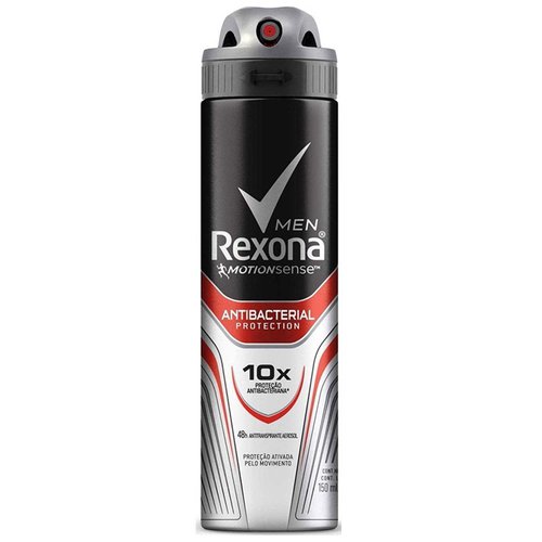 Desodorante Aerossol Rexona Antibacteria Men Protection 150ml Desodorante Aerossol Rexona Antibacteria Men Protection 150ml
