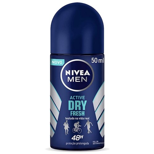 Desodorante Roll-On Nivea Dry Fresh Men 50ml Desodorante Roll-On Nivea Dry Fresh Men 50ml