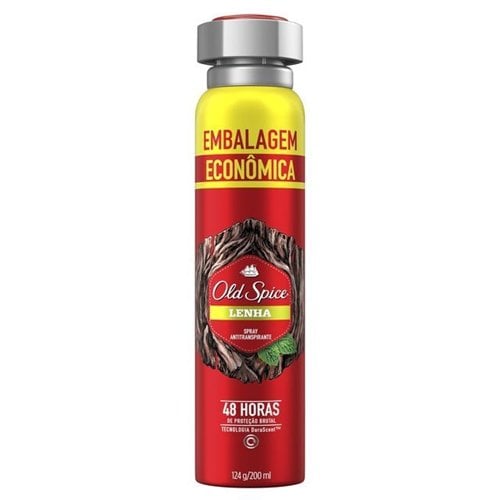 Desodorante Aerossol Old Spice Lenha/amadeirado 124g 200ml Desodorante Aerossol Old Spice Lenha/amadeirado 124g 200ml