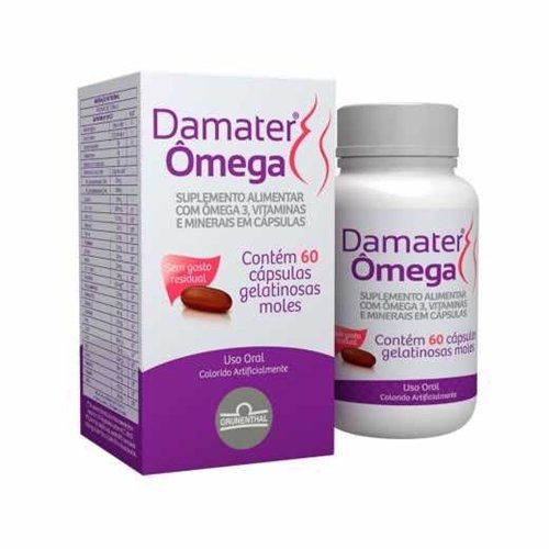 Damater Omega com 60 Cápsulas Damater Omega com 60 Cápsulas
