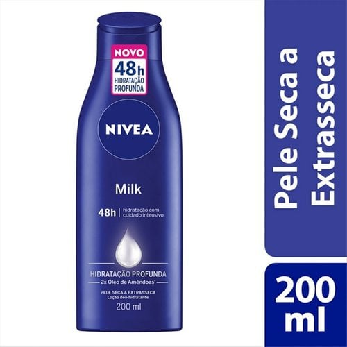 Loção Nivea Milk Extra Seca 200ml Loção Nivea Milk Extra Seca 200ml