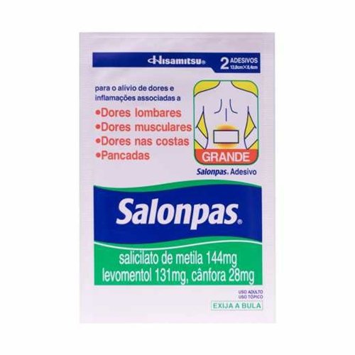 Salonpas Adesivo Grande Com 2 Unidades Salonpas Adesivo Grande Com 2 Unidades