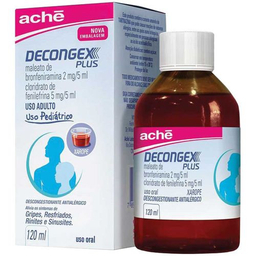 Decongex Plus Xarope 120ml Decongex Plus Xarope 120ml