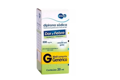 Dipirona Sódica gotas 20Ml Ems Dipirona Sódica gotas 20Ml Ems