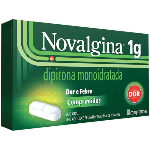 Novalgina 1G com 10 Comprimidos Novalgina 1G com 10 Comprimidos