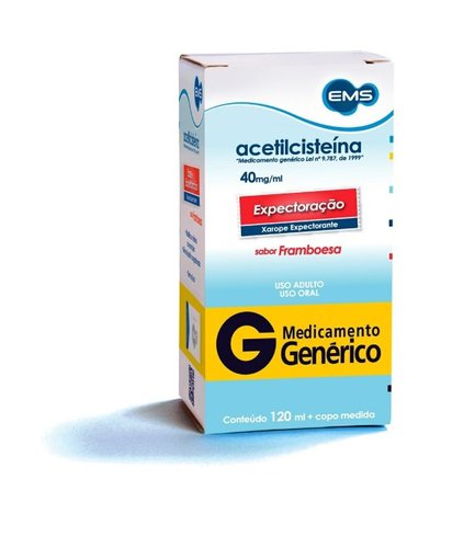 Acetilcisteína Xarope Adulto Ems 120ml Acetilcisteína Xarope Adulto Ems 120ml