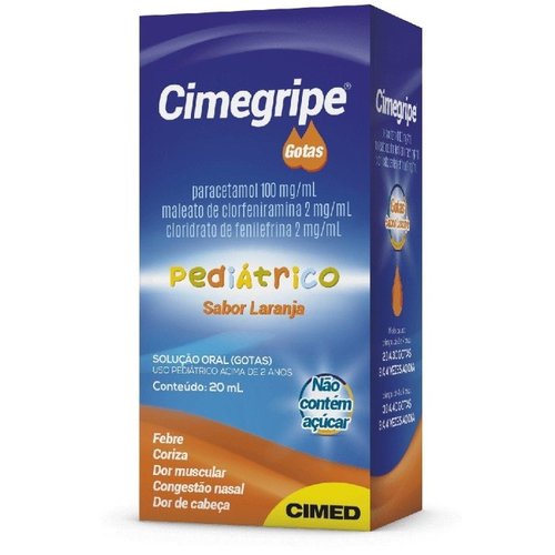 Cimegripe Pediátrico gotas 20ml Cimegripe Pediátrico gotas 20ml
