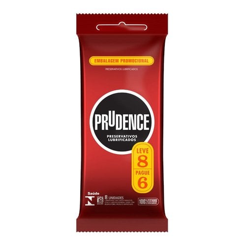 Preservativo PrudenceLubrificado Leve 8 Pague 6 unidades Preservativo PrudenceLubrificado Leve 8 Pague 6 unidades