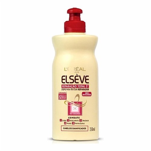 Creme Pentear Elseve Repar Total 5 250ml Creme Pentear Elseve Repar Total 5 250ml