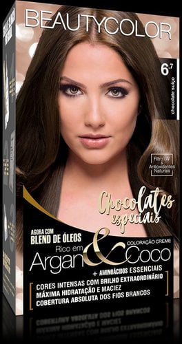 Tintura Beauty Color 6.7 Chocolate Suíço Tintura Beauty Color 6.7 Chocolate Suíço