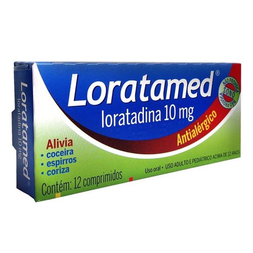 Loratamed 10Mg com 12 Comprimidos Loratamed 10Mg com 12 Comprimidos